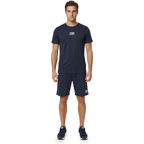 Leone 1947 Otro&amp;scaron;ki kompleti Man Set T-Shirt + Bermuda Basic Modra Slike