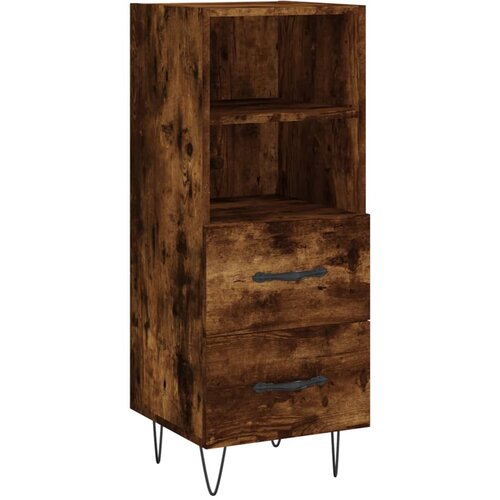 Maison Chic Komoda - Predalnik dimljeni hrast 34,5x34x90 cm inženirski les, (21718422) Cene