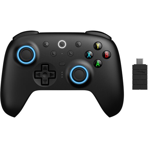8BitDo Bežični gamepad Ultimate 2 Multi Platfrom/TMR/HallEffect/Dock/RGB/Vibracija/Black Cene