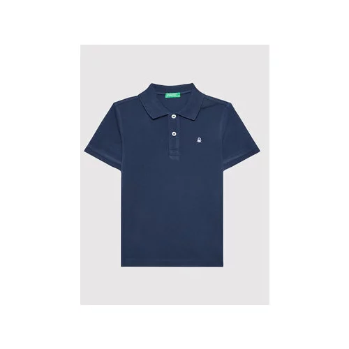 United Colors Of Benetton Polo majica 3089C300L Mornarsko modra Regular Fit