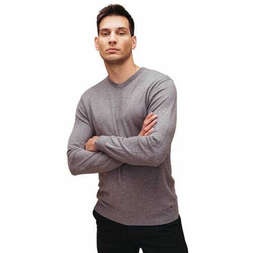 Legendww - Basic muški džemper V izrez Slike