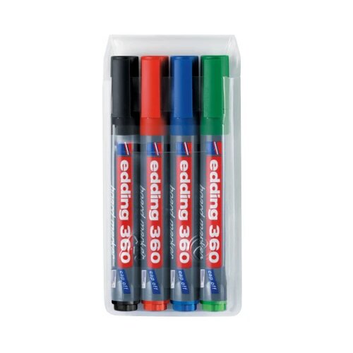 Edding Marker za belu tablu 360 1,5-3mm, zaobljeni, set 1/4 sortirano 09M360Q Cene