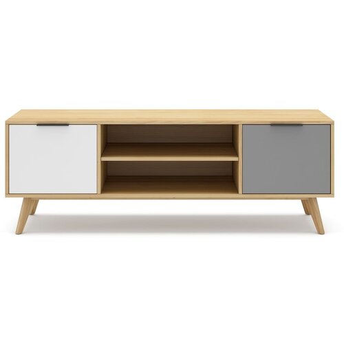 Marckeric TV stol od borovine u prirodnoj boji 140x53 cm Elfa – Cijene