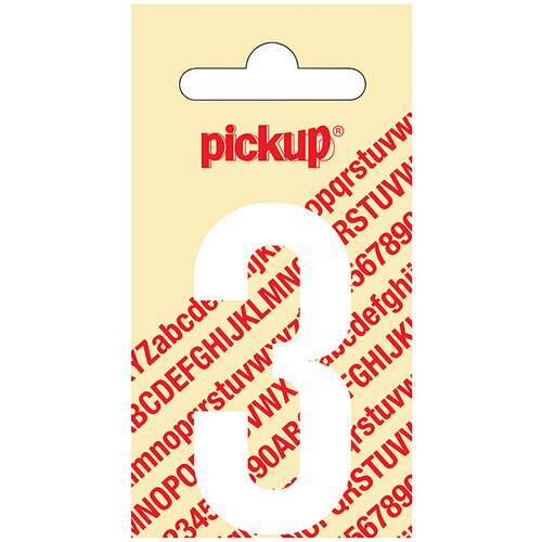  Nalepka Pickup (Motiv: 3, bele barve, višina: 60 mm) Cene