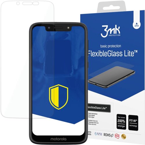 3mk MOTOROLA MOTO G7 PLAY - FLEXIBLEGLASS LITE, (22002186) Slike