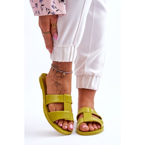 Kesi Fashion vegan slippers ZAXY JJ285261 green Slike