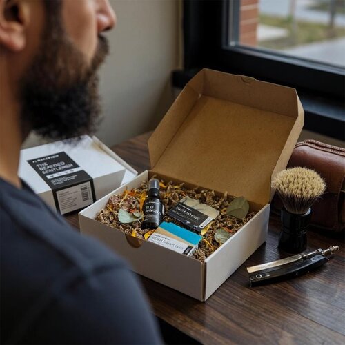 Almara Soap The Bearded Gentlemen poklon set za bradu i brkove za mu&amp;scaron;karce Slike