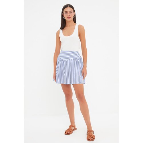 Trendyol Navy Striped Skirt Slike