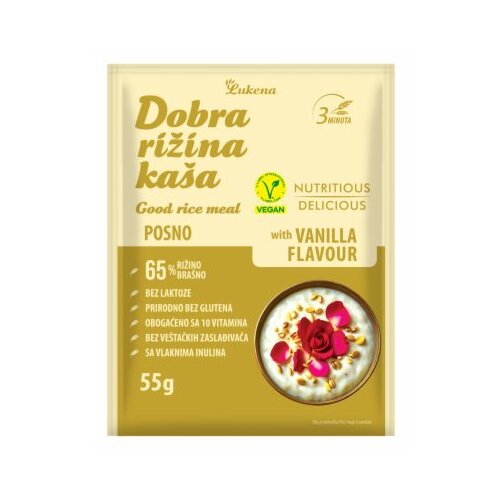 DOBRA KA&Scaron;A RIŽINA VANILA 55G Cene