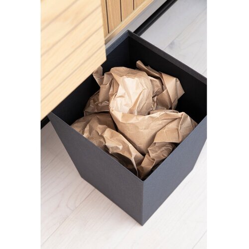 Bigso Črn ko&amp;scaron; za smeti Sofia Canvas Paper Laminate &amp;ndash; Slike