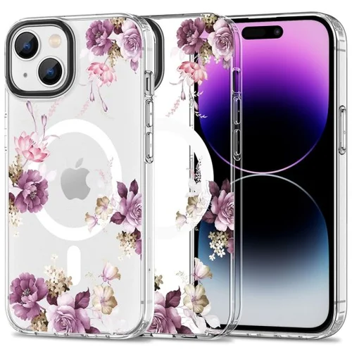  TECH-PROTECT MAGMOOD MAGSAFE maska za IPHONE 15 PLUS SPRING FLORAL