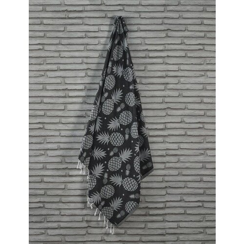 ananas - black anthracitegrey fouta (beach towel) Slike