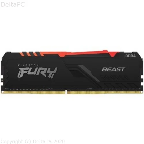 Kingston 8GB 3200 MHz DDR4 CL16 Fury Beast RGB