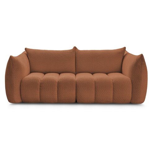 Bobochic Paris Narančasta sofa od boucl&eacute; tkanine 234 cm Azra &ndash; Cijene