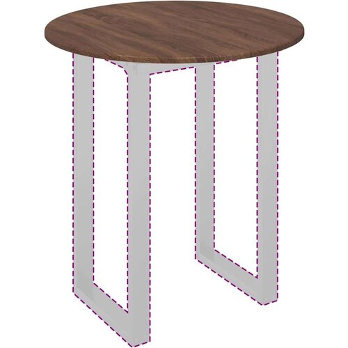 vidaXL Gornji dio stola Smeđi hrast 70 x 70 x 1.5 cm Konstruirano drvo Cijene