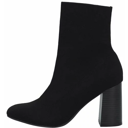Bianco Gležnjače BIAELLIE za žene, boja: crna, s debelom potpeticom, 26.49910