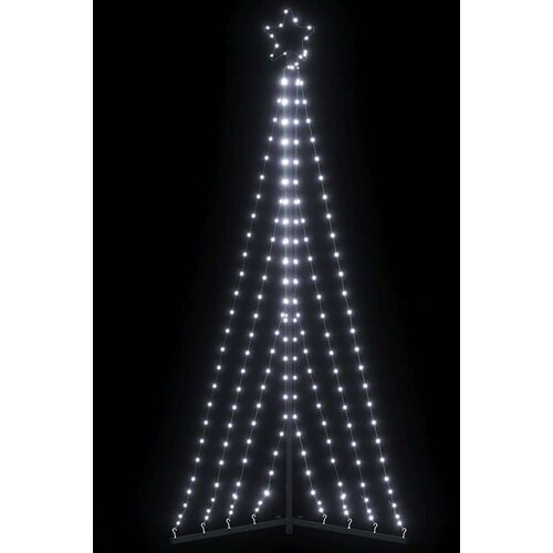 vidaXL LED božićno drvce 339 LED hladno bijelo 182 cm Cene