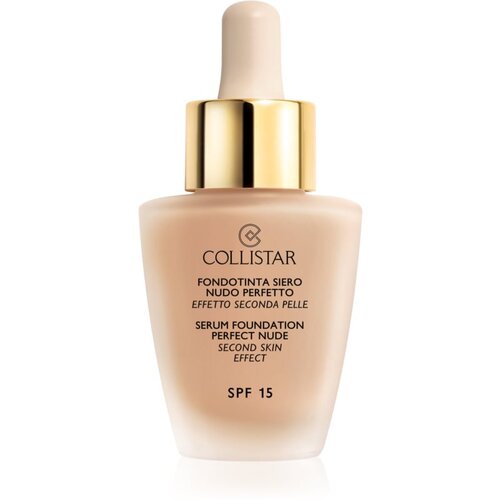 Collistar Tečni puder Serum Foundation Perfect Nude spf15 second skin effect Sand 04 Slike