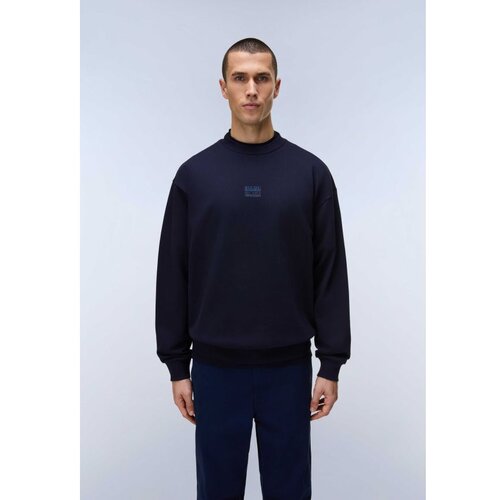Napapijri B-elevated logo c blu marine Slike