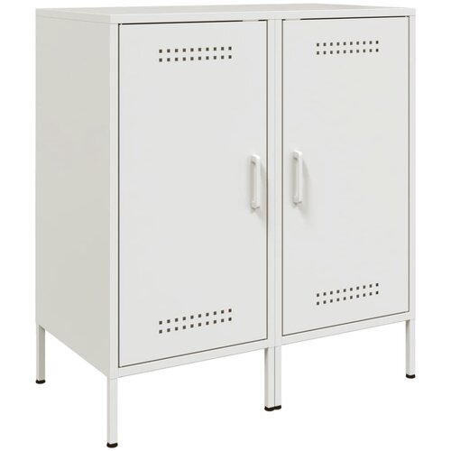 Maison Chic Komoda - Predalnik 2 kosa bela 36x39x79 cm jeklo, (21719386) Cene