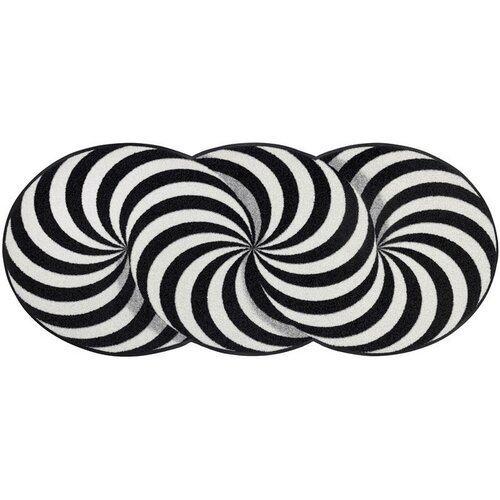 wash+dry TEKAČ Infinity Swirl 60/140 cm potiskano črna, bela Cene