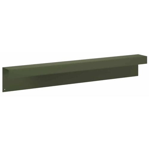 Profil za rubove vrta 10 kom. 100 x 10 x 15 cm Čelik - Maslinastozelena 100 x 10 x 15 cm 10 Slike