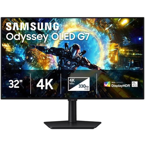 Samsung 32" Odyssey G7 OLED4K 165Hz/FHD 330Hz,0.03ms,DPHDMI, HAS, Tilt, Swivel, Pivot Cijene
