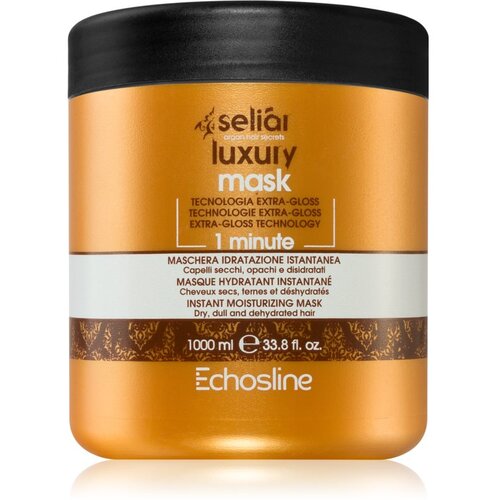 EchosLine Seliár Luxury hranilna maska za gladke in sijoče lase 1000 ml Cene
