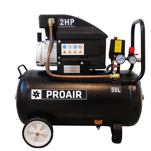 Proair Kompresor DB 210/50 (1,5 kW, 8 bar, 50 l) + BAUHAUS jamstvo 5 godina na uređaje na električni ili motorni pogon Cijene