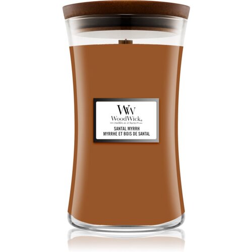 WoodWick Santal Myrrh di&amp;scaron;eča sveča 610 g Slike