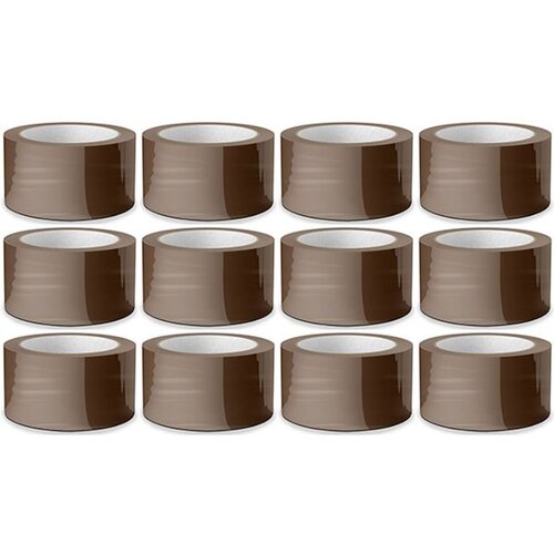 BESTPAK BSTech tihi lepilni trak 48mm X 66m rjav , 12 kom v kompletu Slike