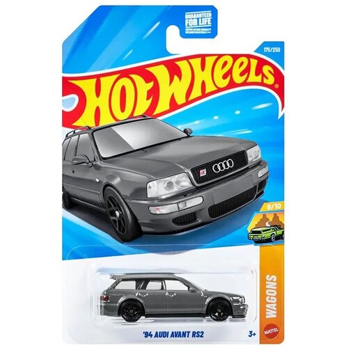 Mattel Hot Wheels: 94 Audi Avant RS2 siv avtomobilček 1/64 - Slike