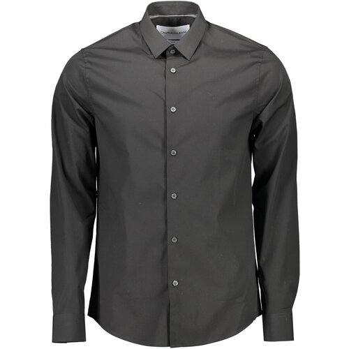 Calvin Klein MEN&amp;amp;#39;S BLACK LONG SLEEVE SHIRT Slike