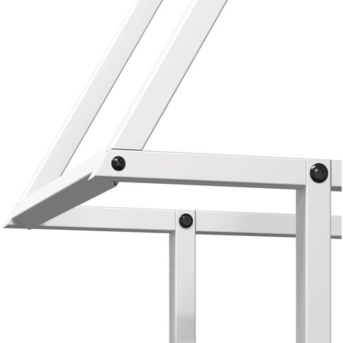  Stalak za drva bijeli 50x25x60cm hladno valjani čelik Slike
