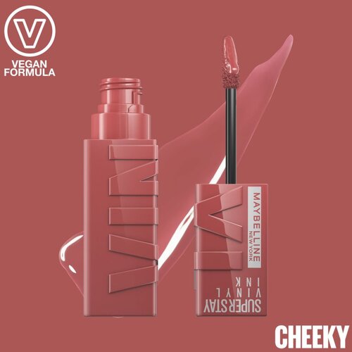 Maybelline SuperStay Vinyl Ink dolgoobstojna tekoča &amp;scaron;minka 35 Cheeky 4,2 ml Slike