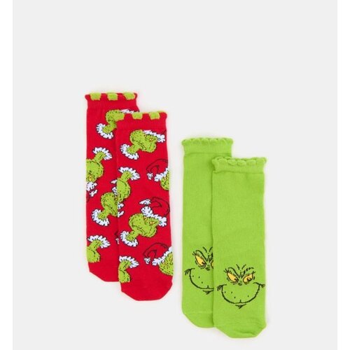 Sinsay Komplet od 2 para čarapa Grinch Slike
