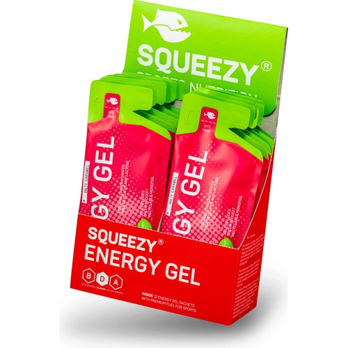 Squeezy Energy Gel Box 12 &times; 33 g - slana karamela Cene