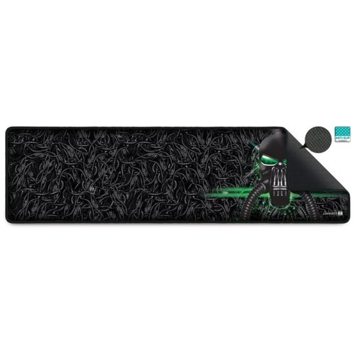 Connect IT CMP-1110-LG - Podloga za tastaturu i mi&amp;scaron; 88,6x24,5 cm crna/zelena Slike