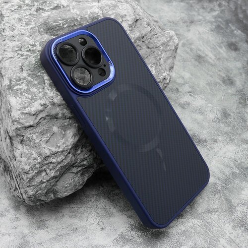  maska carbon magsafe za iphone 15 pro max/ plava Cene