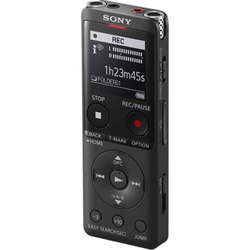Sony diktafon UX570 4GB memorije, povezivanje sa računarom. pozadinsko osvjetljenje LCD zaslona Slike
