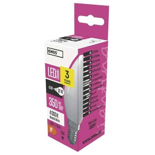 Emos Led sijalica Candle 4,1 W E14 Neutralno bela ZQ3211 Cene