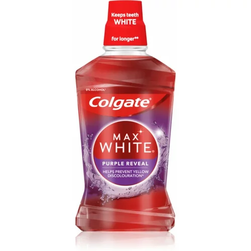 Colgate Max White Purple Reveal vodica za usta s izbjeljujućim učinkom 500 ml
