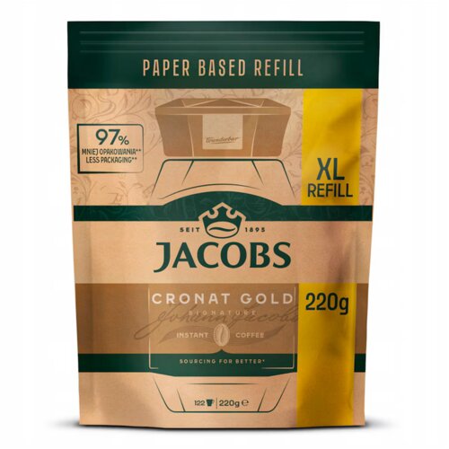 Jacobs Cronat Gold instant kava, vrećica za dopunu 220 g Cijene