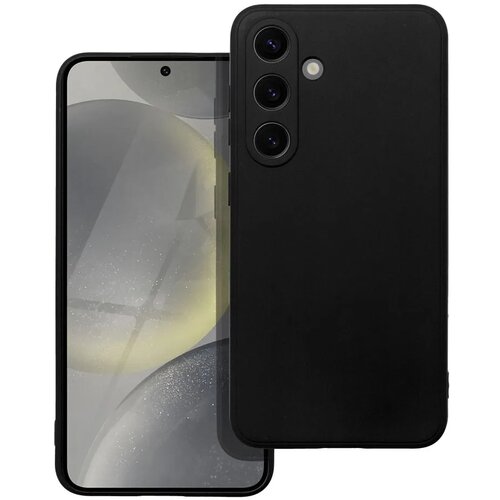  Gumijasti / gel etui Matte za Samsung Galaxy S24 FE - črni Slike