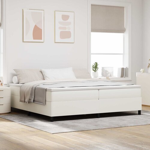  Krevetna platforma Krema 200 x 200 cm Kordura tekstil Cene