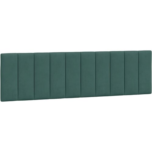 VidaXL Vzglavna stranica temno zelena 180 cm žamet, (21059219) Slike