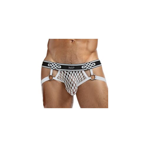 Macho Underwear Mo&scaron;ke jockstrap spodnjice Male Power bele L/XL Cene
