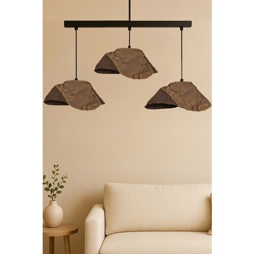 Opviq luster BK190, 3 x E27, max 40W, braon Cene