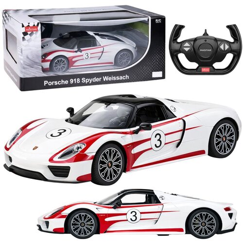 Porsche 918 Spyder Performance RC automobil na daljinsko upravljanje, bijeli Rastar 1:14 Slike