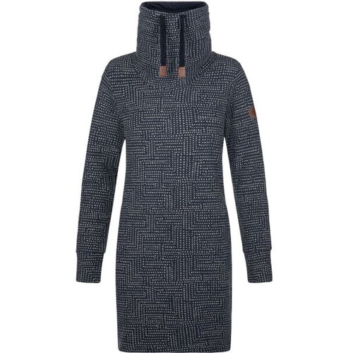 LOAP Women&amp;#039;s dress EBUNKA Dark blue/White/Black Slike
